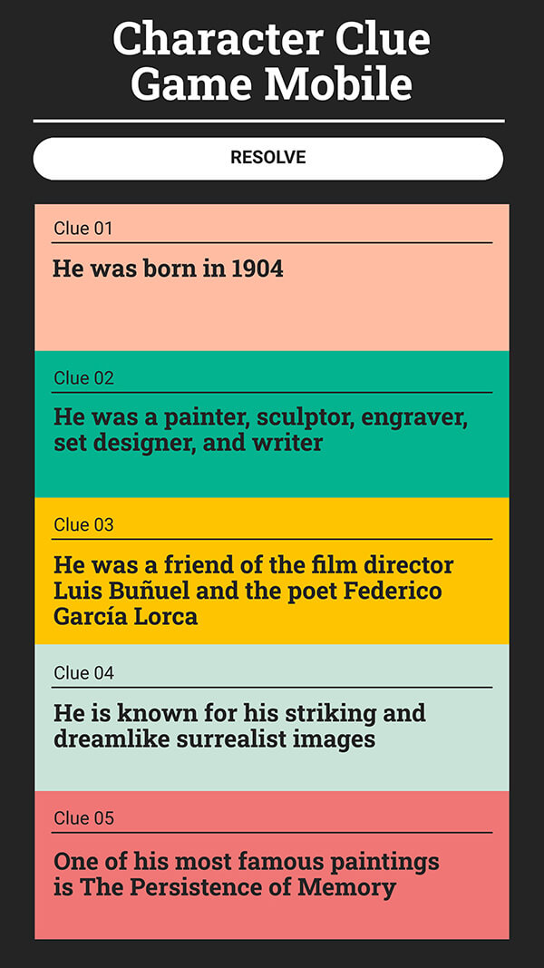 Learning Game Templates Genially